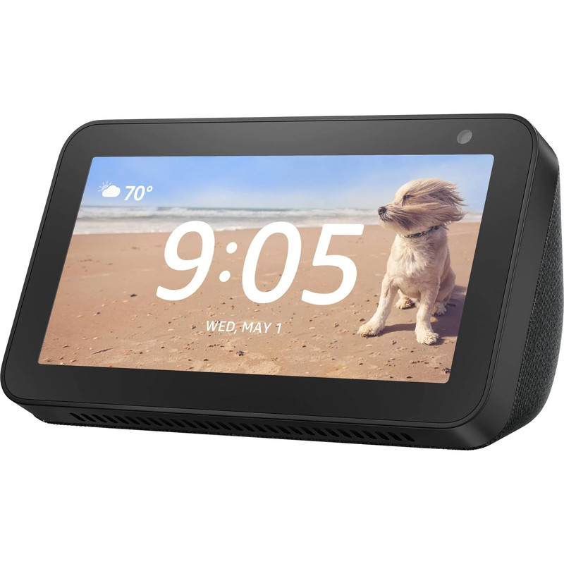 Amazon Echo Show 5” HD Smart Display Speaker w/ Alexa - Charcoal - مكبر صوت